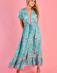JAR OF HEARTS- Gigi Maxi Dress.  Bubblegum Roses