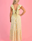 GO GIRL-  Fairy Maxi Dress.  Daisy Sunshine