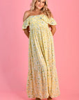 GO GIRL-  Fairy Maxi Dress.  Daisy Sunshine