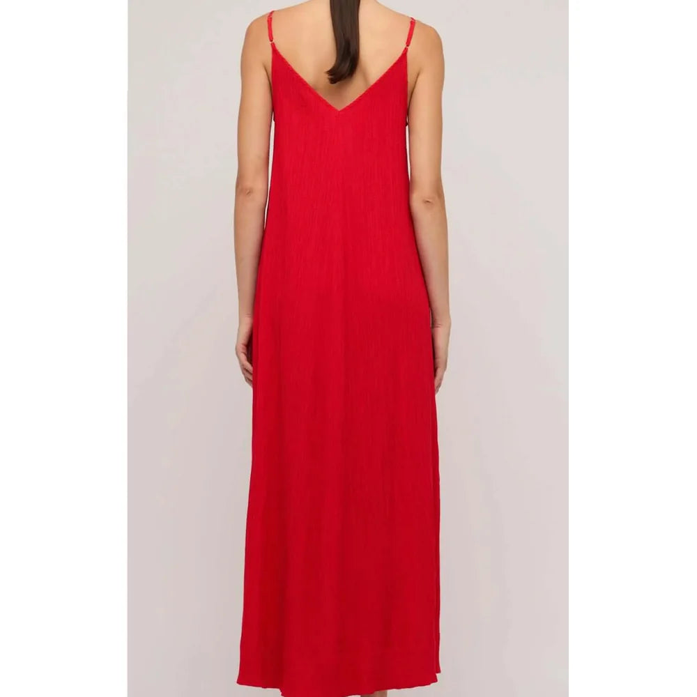 STAPLE THE LABEL - Amira Bias Midi Dress - Red