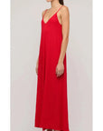 STAPLE THE LABEL - Amira Bias Midi Dress - Red