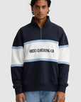 ORTC - Heritage Panel Quarter Zip - Navy