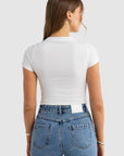 ORTC - Evie Fitted T- Shirt - White