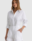 ORTC - Savannah Linen Short - White