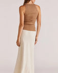 STAPLE THE LABEL- EDNA KNIT TANK MOCHA