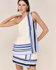 STAPLE THE LABEL - Stripe One Shoulder Top Amari Top