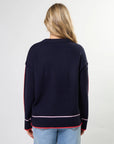 STELLA + GEMMA - Dallas Jumper - Navy Neon