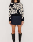 MINK PINK - Eden Intarzia Knit Sweater