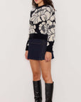 MINK PINK - Eden Intarzia Knit Sweater