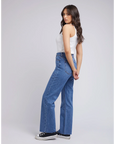 ALL ABOUT EVE- SKYE HIGH RISE STRAIGHT LEG JEANS .  Colour-Denim