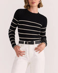 STAPLE THE LABEL FREYA STRIPE KNIT TOP