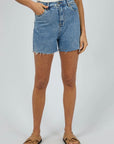 ALL ABOUT EVE - Bobby Cut Off Short - Light Blue