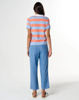CLOTH + PAPER + SCISSORS - Sun Chaser Short Sleeve Polo - Sky ride Blue