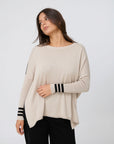 STELLA + GEMMA - Farah Knit - Natural/black