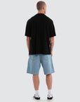 NOMADIC PARADISE - Casanova Cropped Resort Shirt - Black