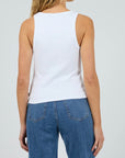 SILENT THEORY - Ella Tank - White