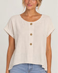 CORFU - Linen Shirt - Sand