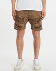 NENA AND PASADENA - Hellcat Denim Short - Tobacco