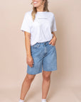 ALL ABOUT EVE - Lexie Denim Jort - Light Blue