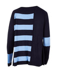 GORDON SMITH - Stripe Back Knit Jumper