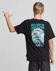 MAD HUEYS-  Back From The Dead Youth S/S Tee.