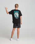 MAD HUEYS-  Back From The Dead Youth S/S Tee.