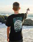 MAD HUEYS-  Back From The Dead Youth S/S Tee.