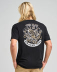 MAD HUEYS -  Kraken Port Hole SS Tee.  Black