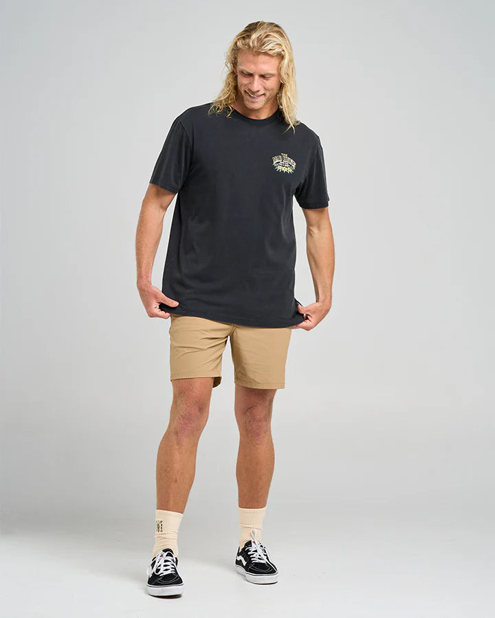 MAD HUEYS -  Frothin Shoey Tee.  Black