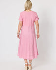 GORDON SMITH - Womens Le Marais Linen Dress - Musk