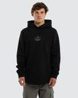 Nena & Pasadena - Peak Dual Curved Hoodie - Jet Black