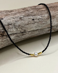 WE THE CARTEL - Black Beaded Necklace