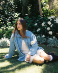 ALL ABOUT EVE - Dale Denim Shacket - Light Blue