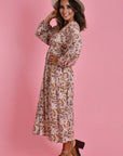 GO GIRL-  Juliette Midi Dress- Vintage Bloom