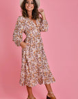 GO GIRL-  Juliette Midi Dress- Vintage Bloom