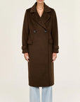 STAPLE THE LABEL - Irena Coat - Chocolate