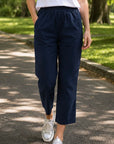MAGLIA - Supreme Cropped Pant - Navy