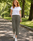 MAGLIA - Supreme Cropped Pant - Olive