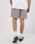 SILENT THEORY - Stripe Linen Short - Navy