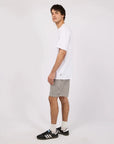 SILENT THEORY - Stripe Linen Short - Navy