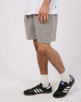 SILENT THEORY - Stripe Linen Short - Navy