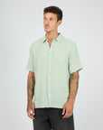 ST GOLIATH - Angourie S/S Shirt - Sage