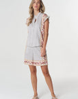GOONDIWINDI - Sunray Cotton Blouse - Sunset Manor Print