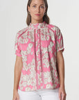 GOONDIWINDI - The daisy Blouse - Flamingo Flower