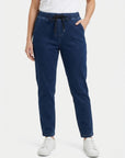 CORFU - Harper Indigo Elasticated Denim Jeans - Indigo