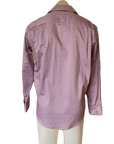 MENDORAL SHIRTS- Red Patterned Long Sleeved Casual Shirt.