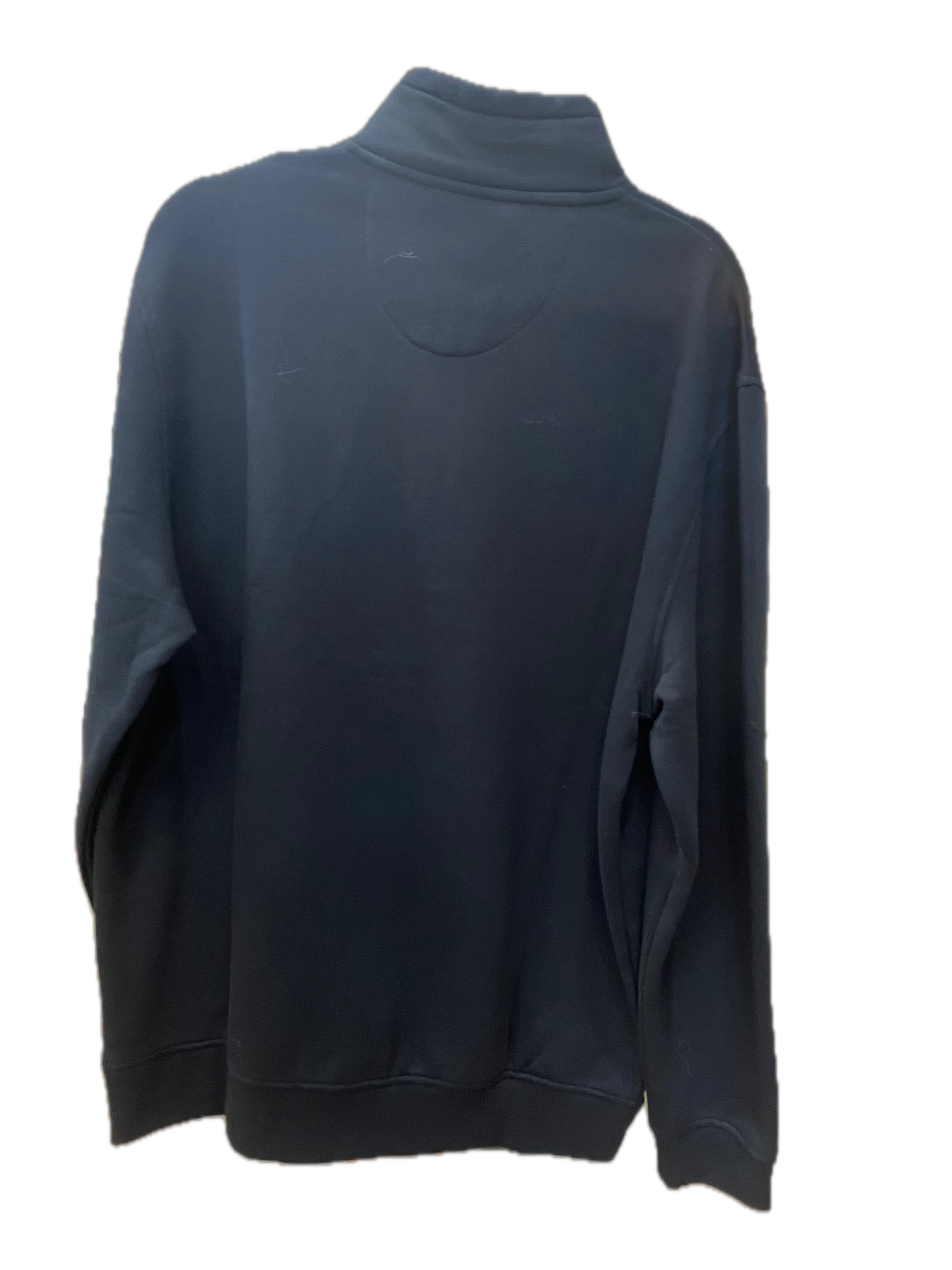 Back Bay- 1/4 Zip Fleecy.  Navy