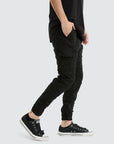NENA AND PASADENA -  KISS CHACEY Salem Cargo Jogger.  Vintage Black