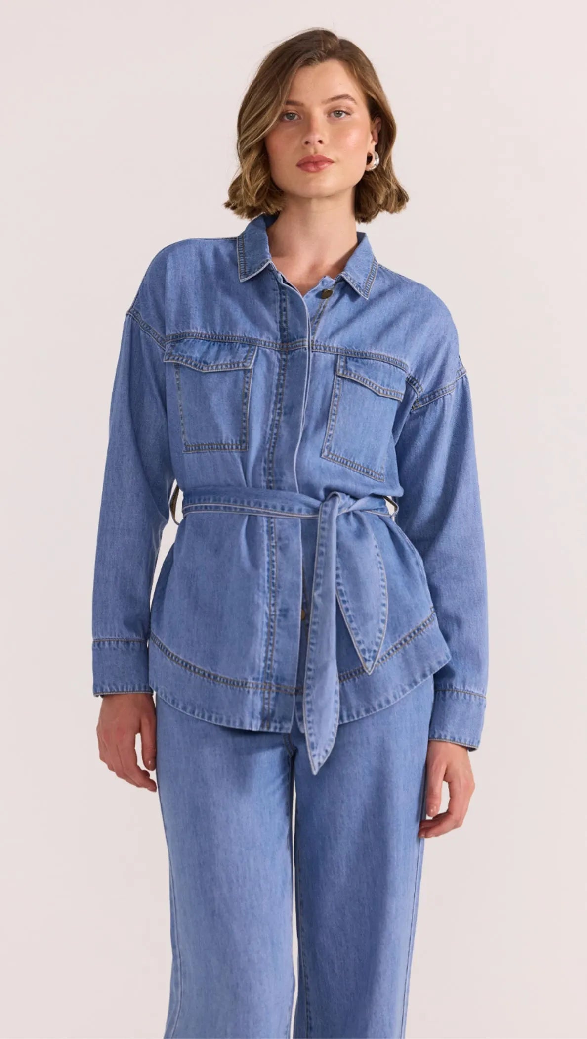 STAPLE THE LABEL- Lyla Shacket