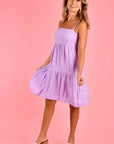 GO GIRL- Ellie Short Dress- Lilac